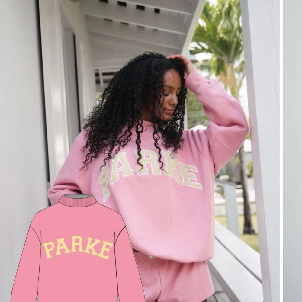 Parke Pink Sweatshirt for Women